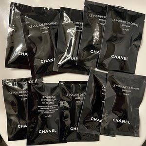 CHANEL MASCARA TOTAL OF 10 SAMPLES BRAND NEW
